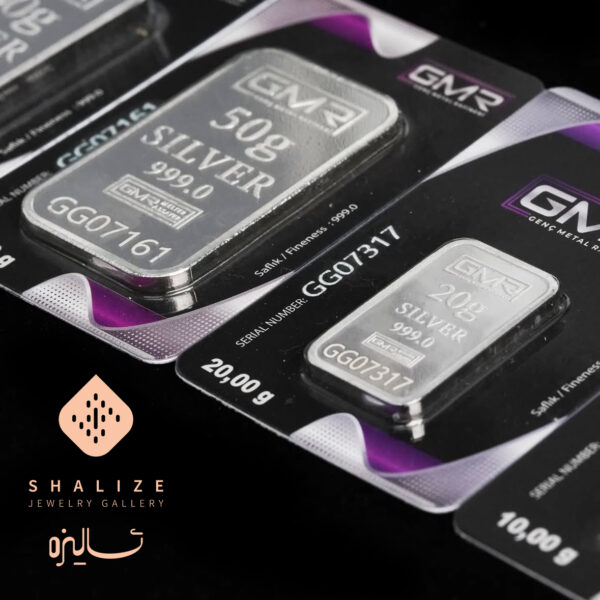 شمش نقره جی ام آر ترکیه 50 گرمی (عیار 999) - Image 2